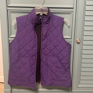 Chaps purple vest.